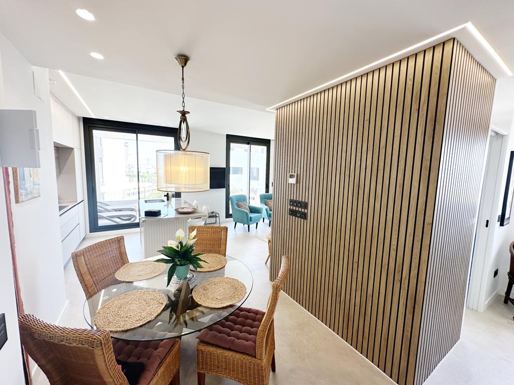 Dining area in apartment for sale in Santa Rosalia Resort
