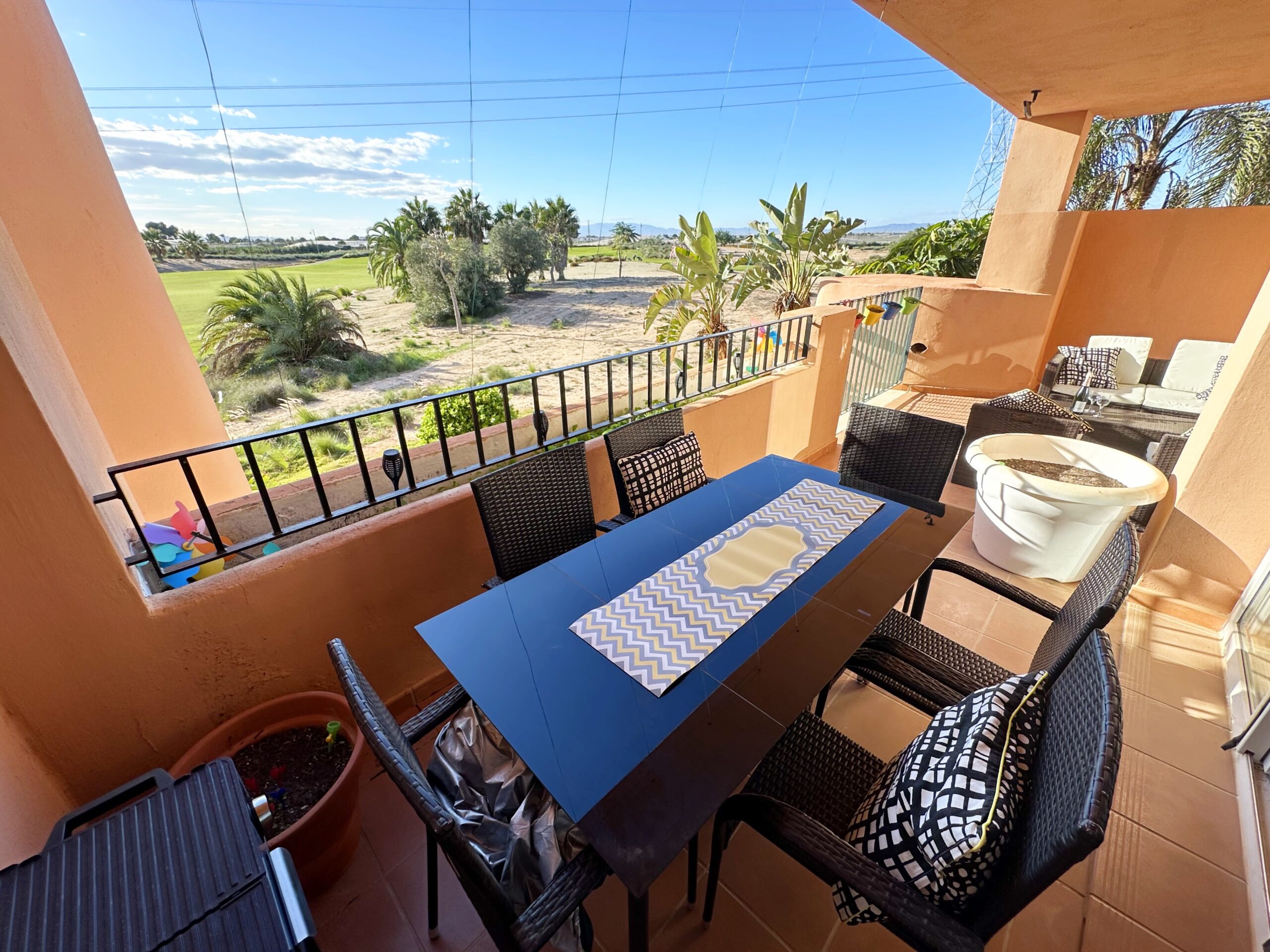 Master bedroom in apartment for sale in Mar Menor Golf Resort
