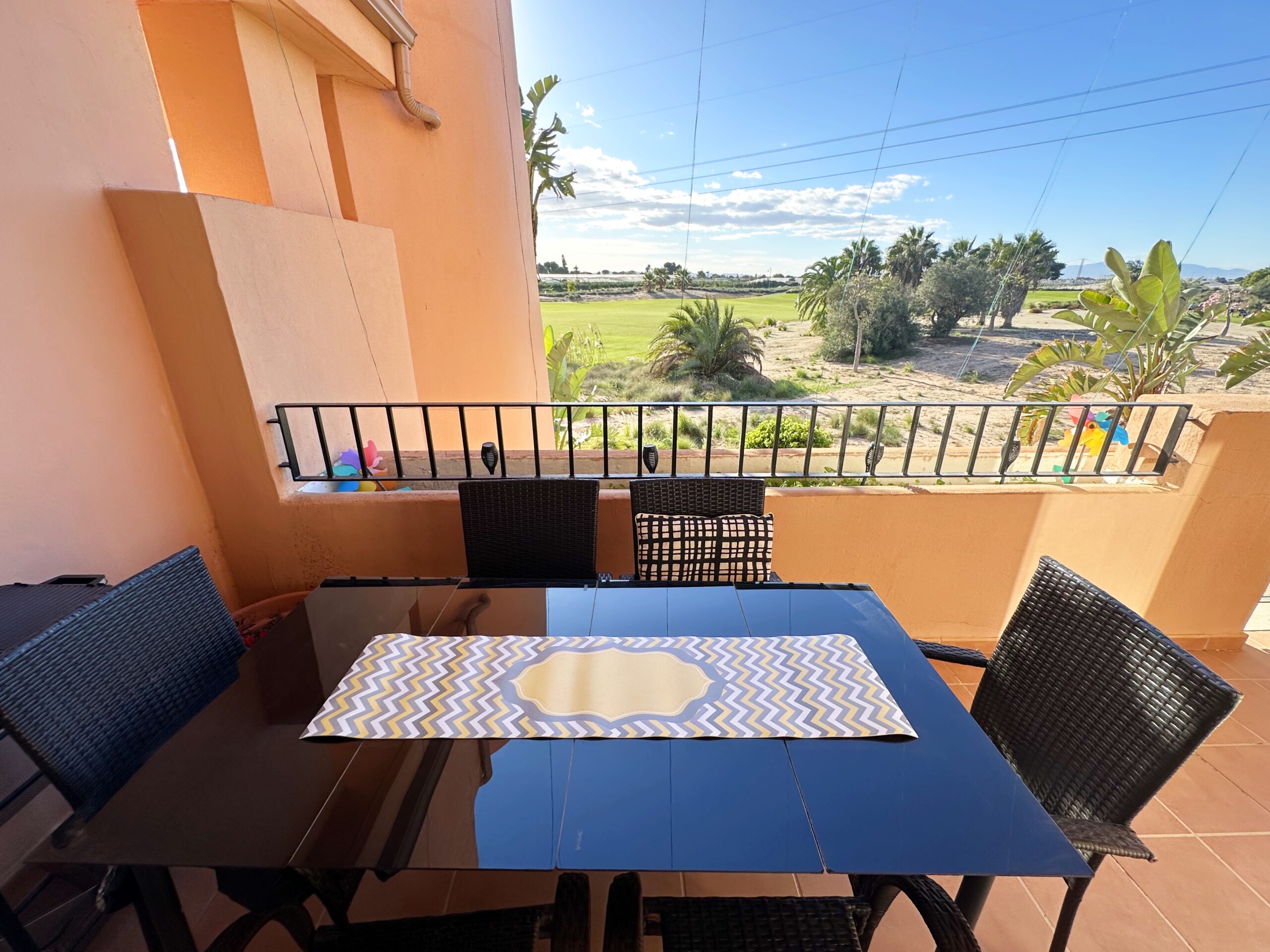 Pool area in apartment for sale in Mar Menor Golf Resort