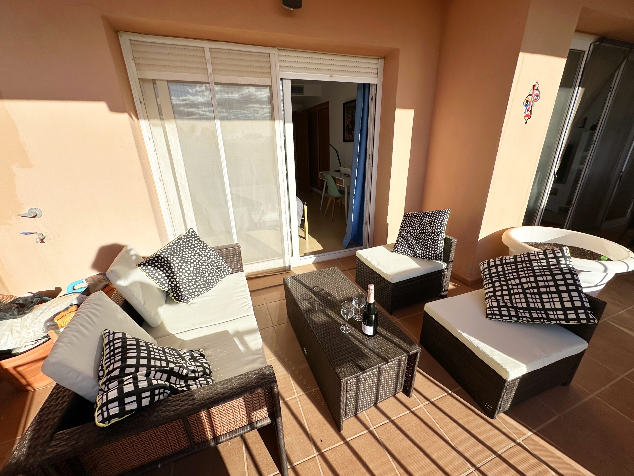 Dining area in apartment for sale in Mar Menor Golf Resort
