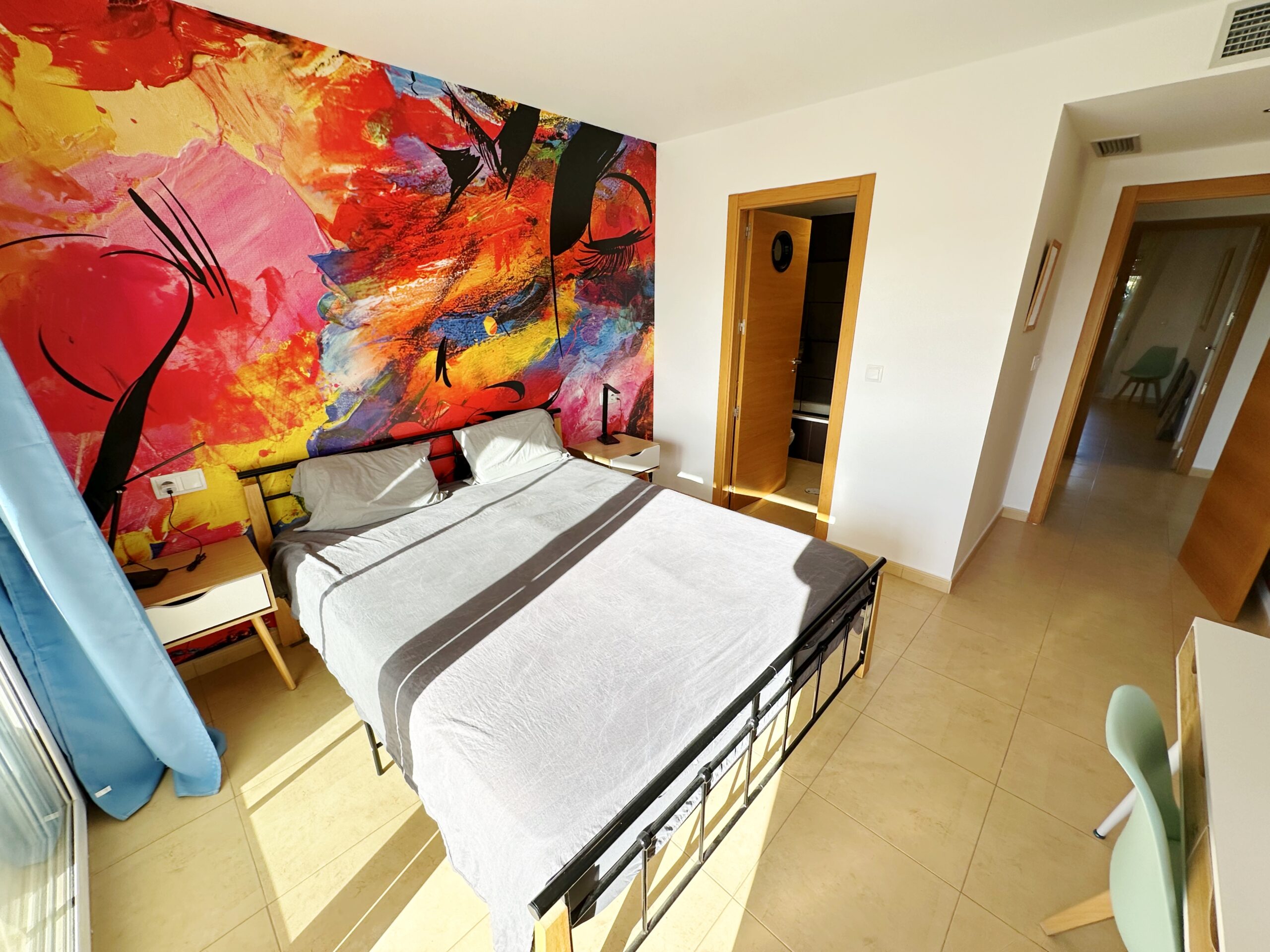 Master bedroom in apartment for sale in Mar Menor Golf Resort