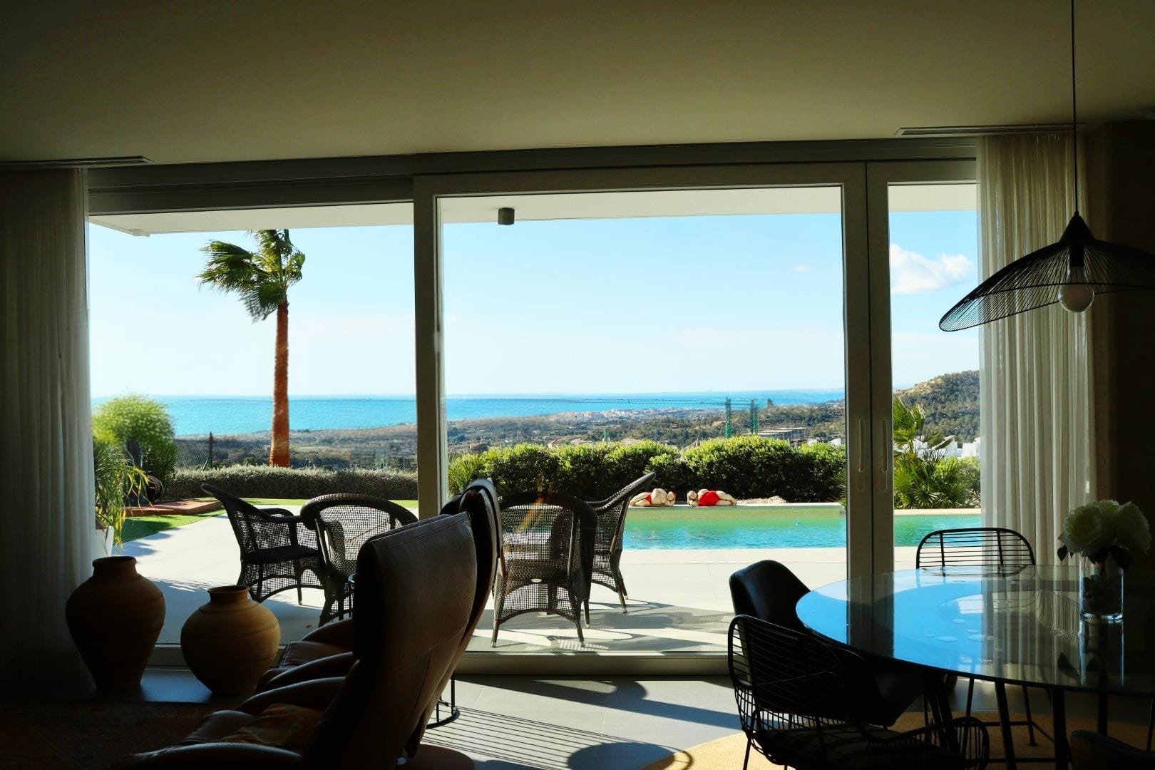 Terrace in villa for sale in Finestrat