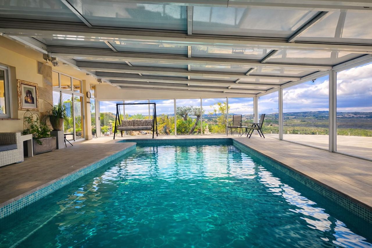 Once in a lifetime opportunity to purchase an incredible villa on a huge 11,000m2 plot with breath-t