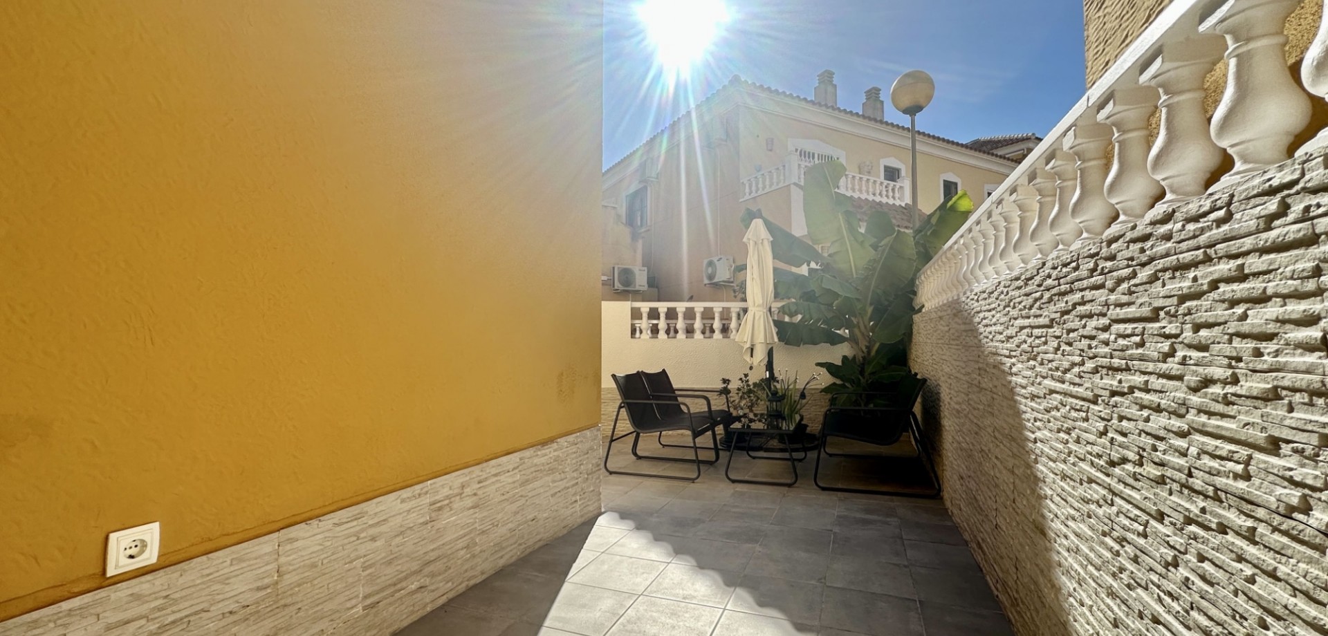 Pool area in terraced for sale in Orihuela Costa