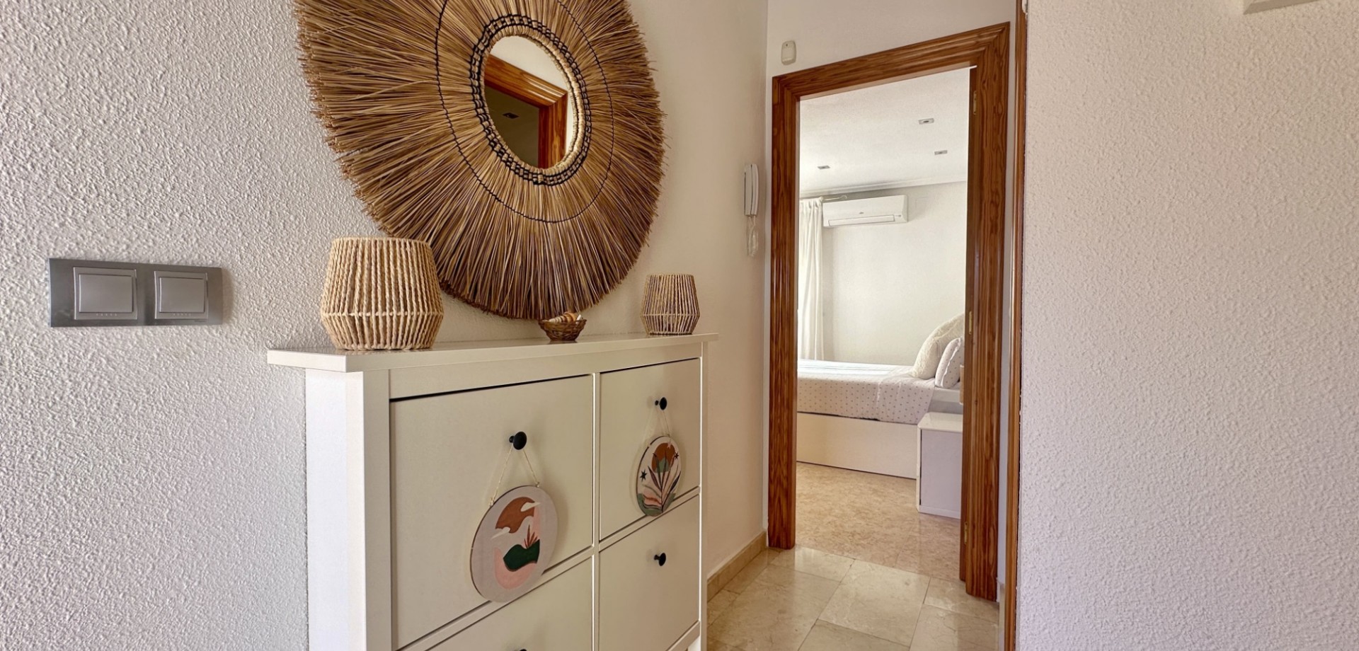 Master bedroom in terraced for sale in Orihuela Costa