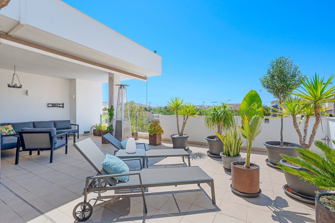 Pool area in terraced for sale in Formentera del Segura