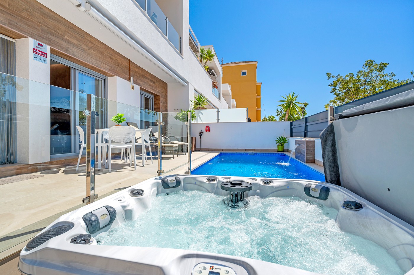 Master bedroom in terraced for sale in Formentera del Segura