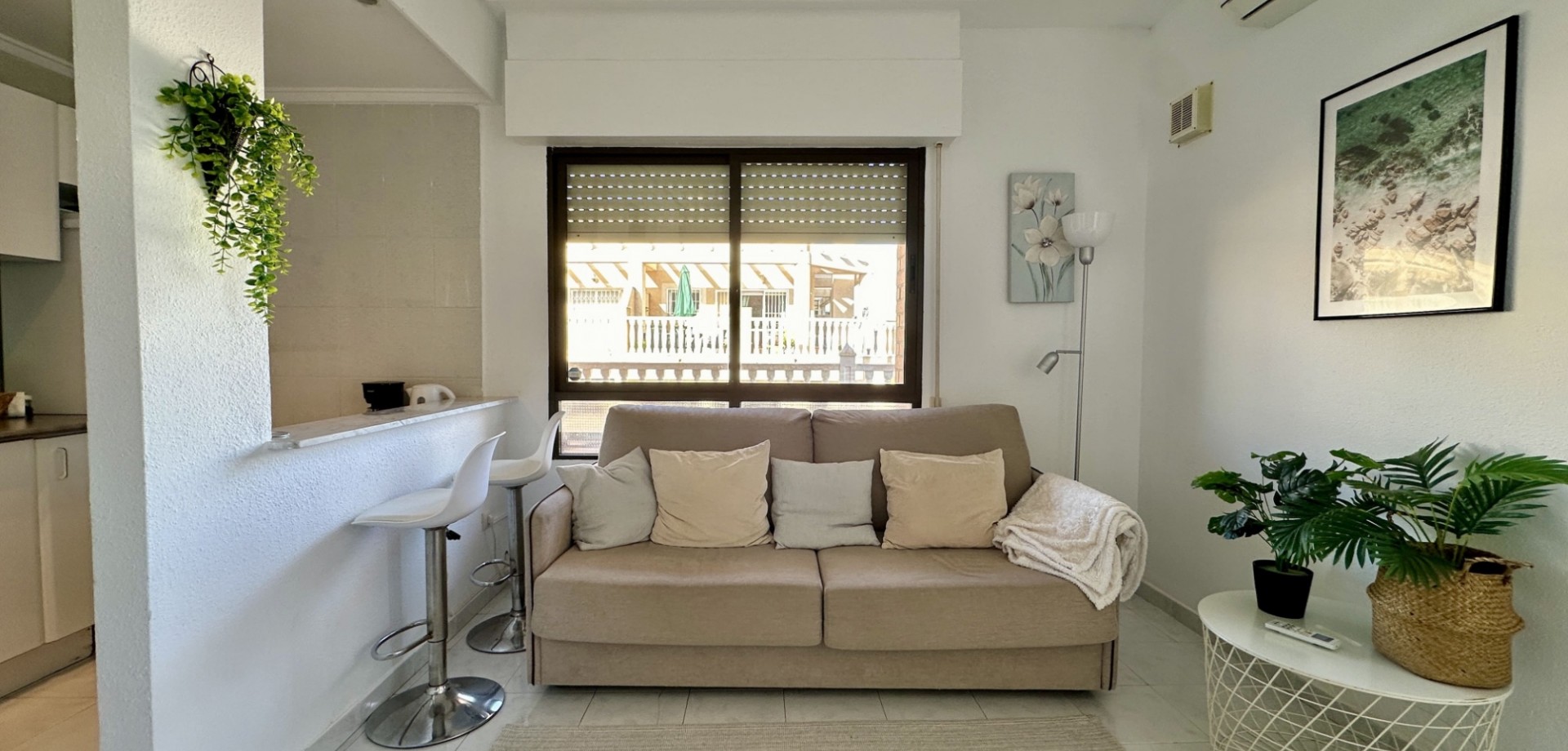 Garden in apartment for sale in Torrevieja