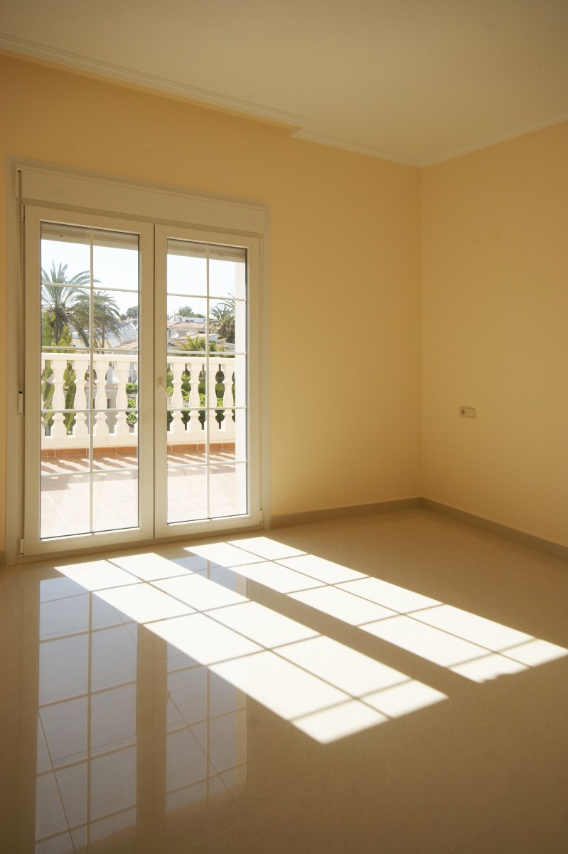 Pool area in villa for sale in Cabo Roig
