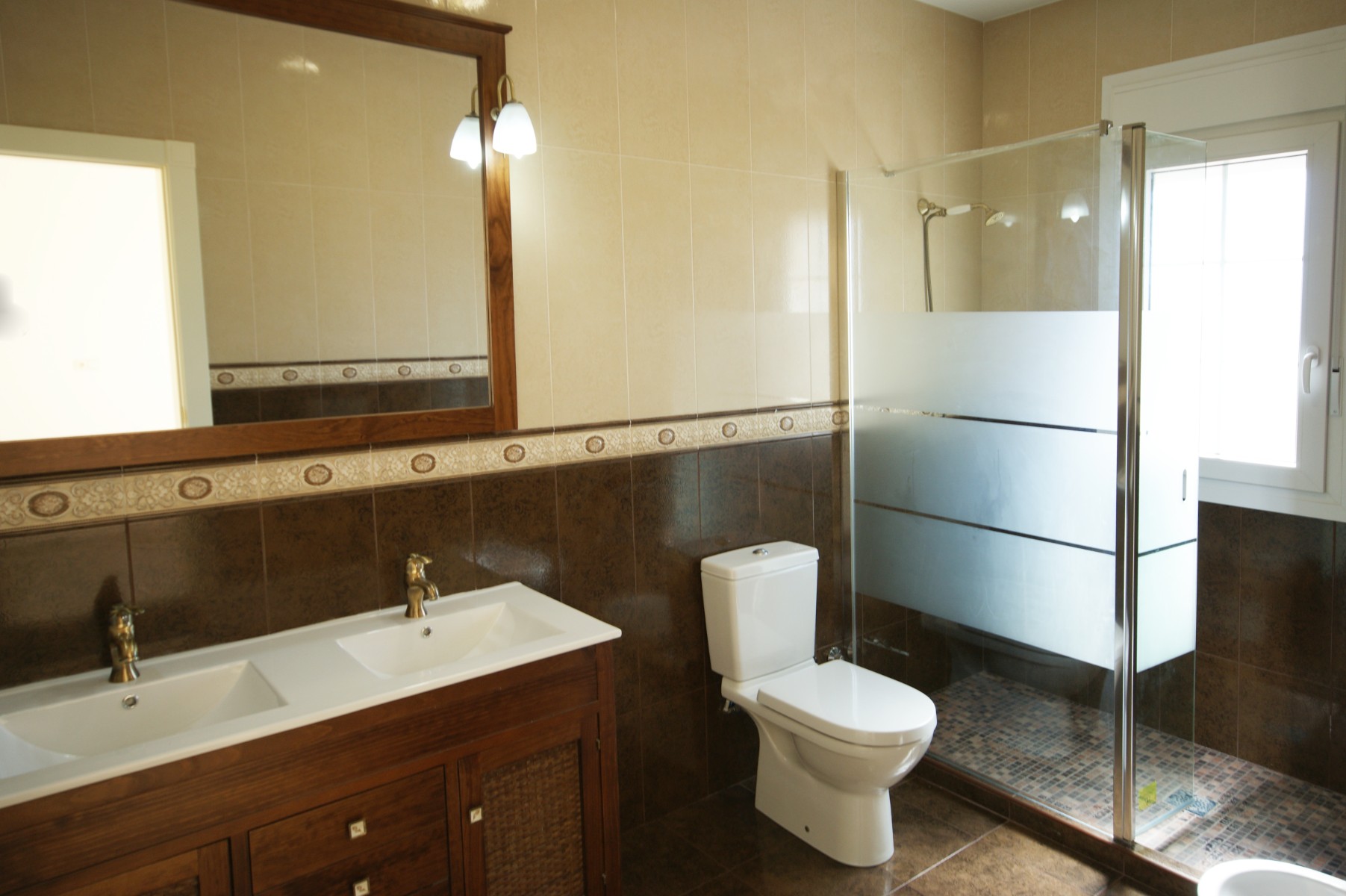 Living room in villa for sale in Cabo Roig