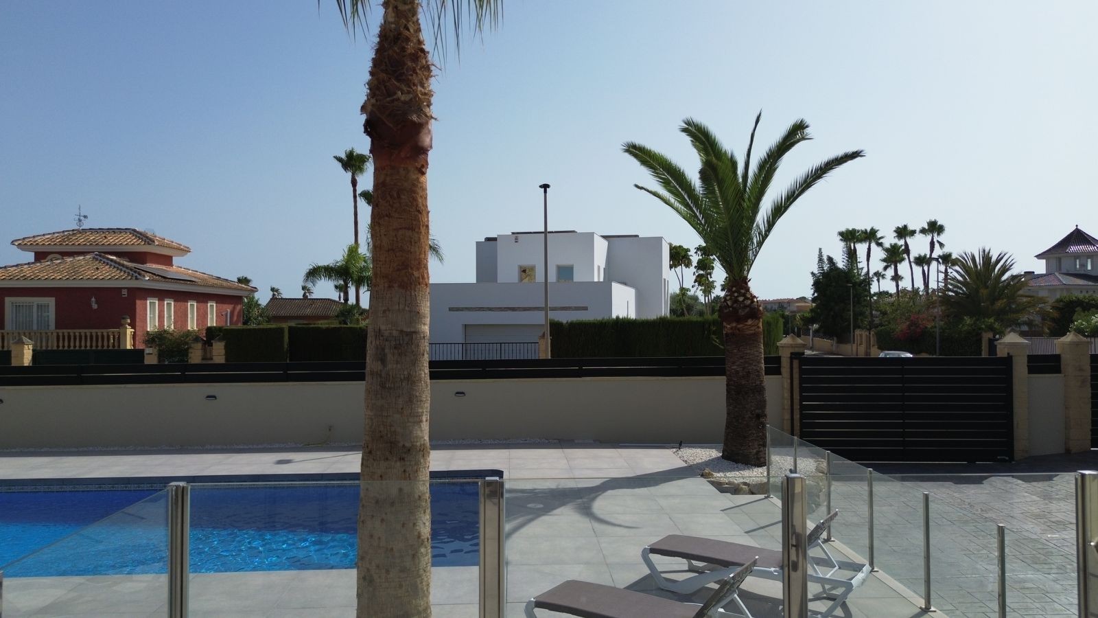 Pool area in villa for sale in Alfas del Pi
