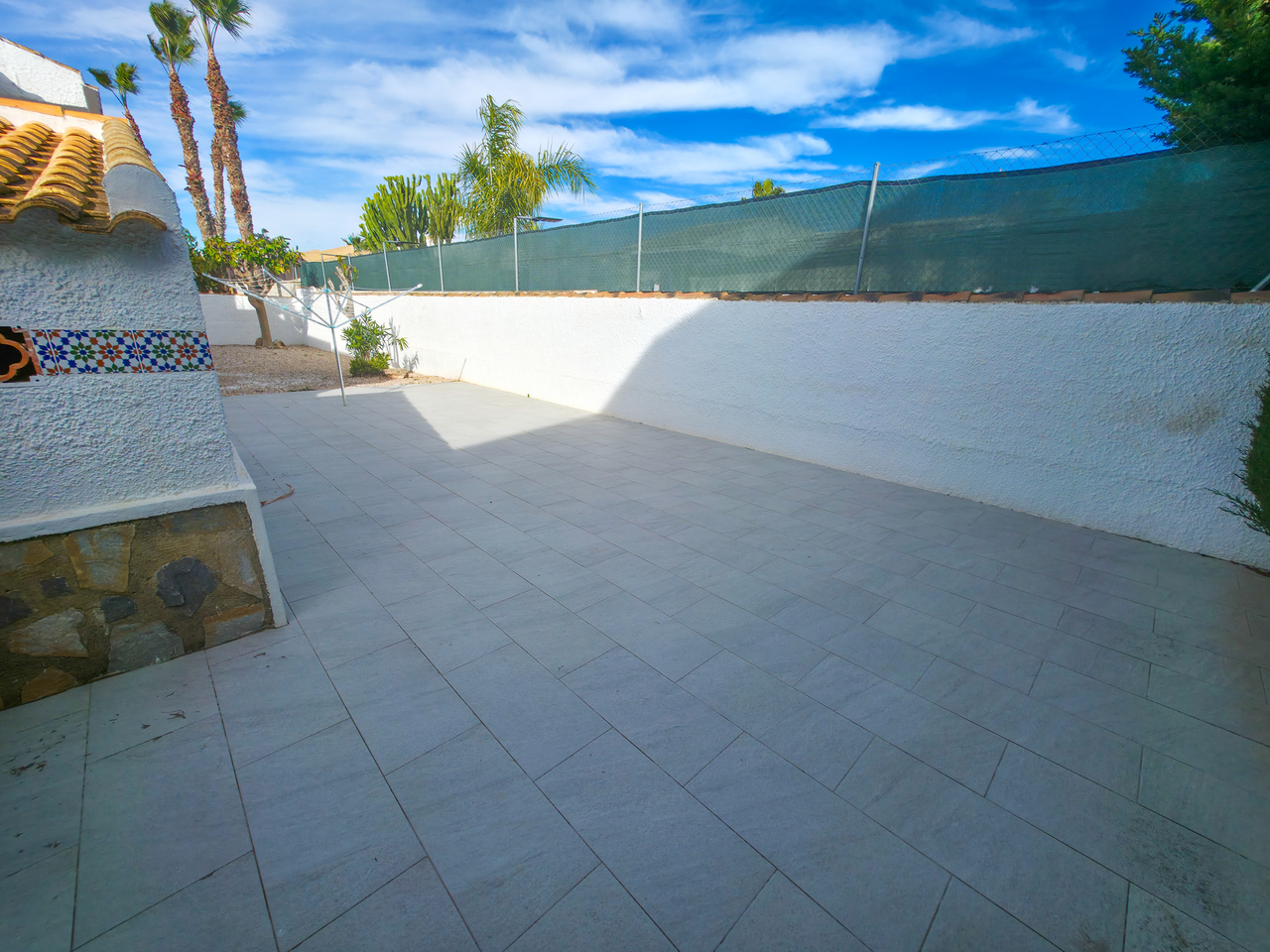 Garden in villa for sale in Torrevieja