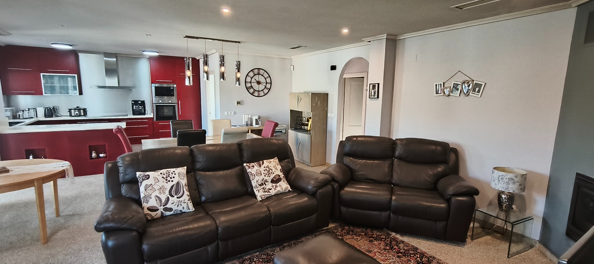 Dining area in villa for sale in La Romana