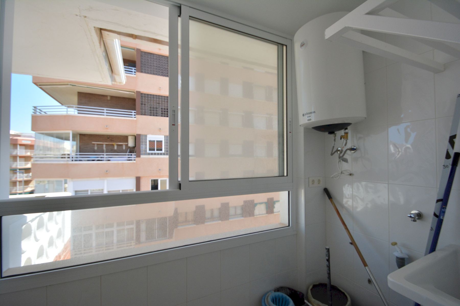 Pool area in apartment for sale in Torrevieja
