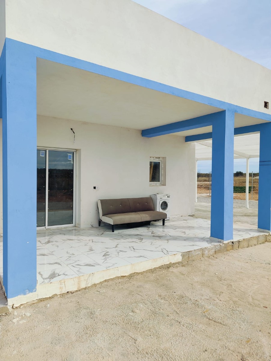 Pool area in villa for sale in Pinoso