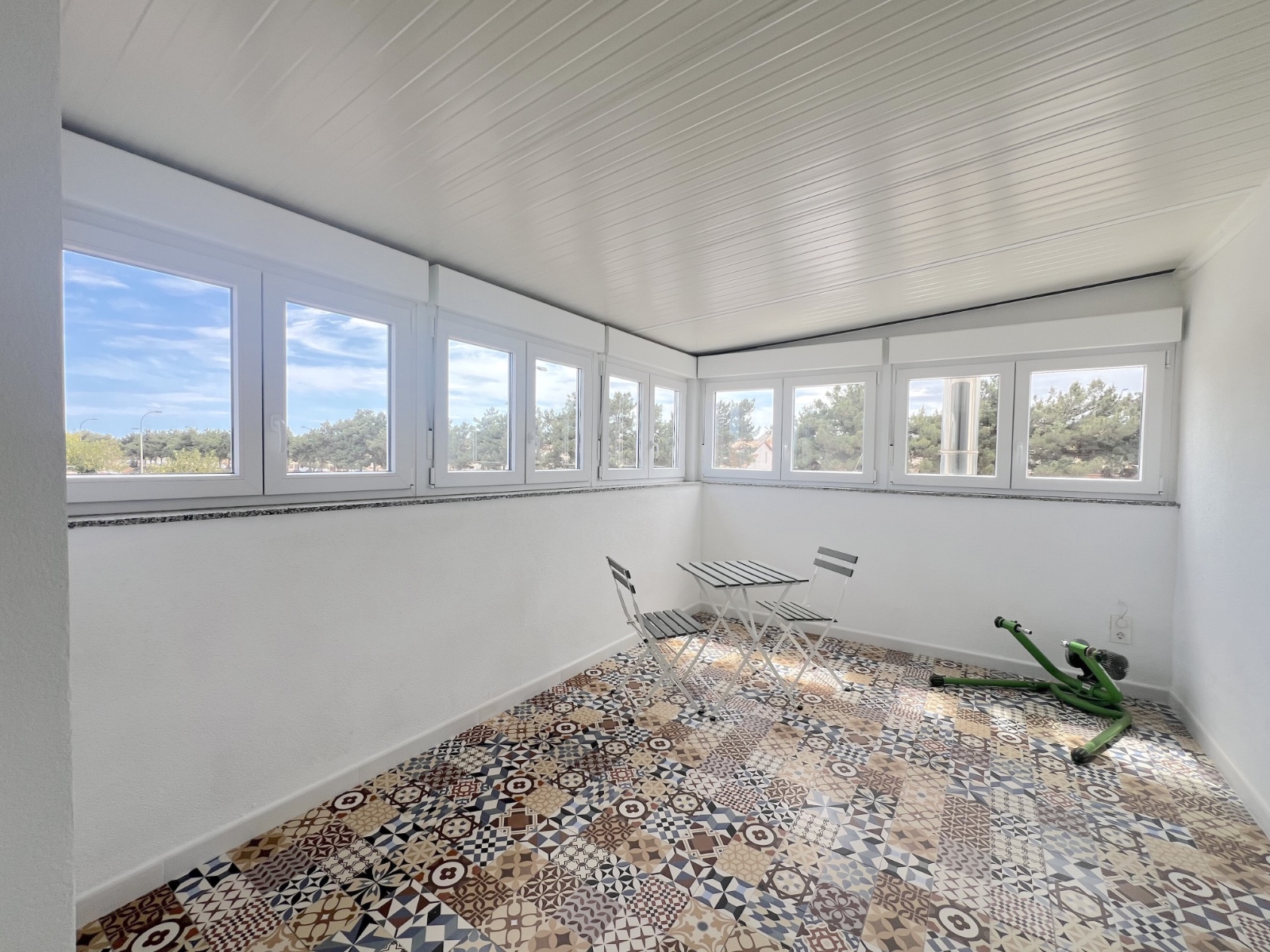 Pool area in villa for sale in San Javier
