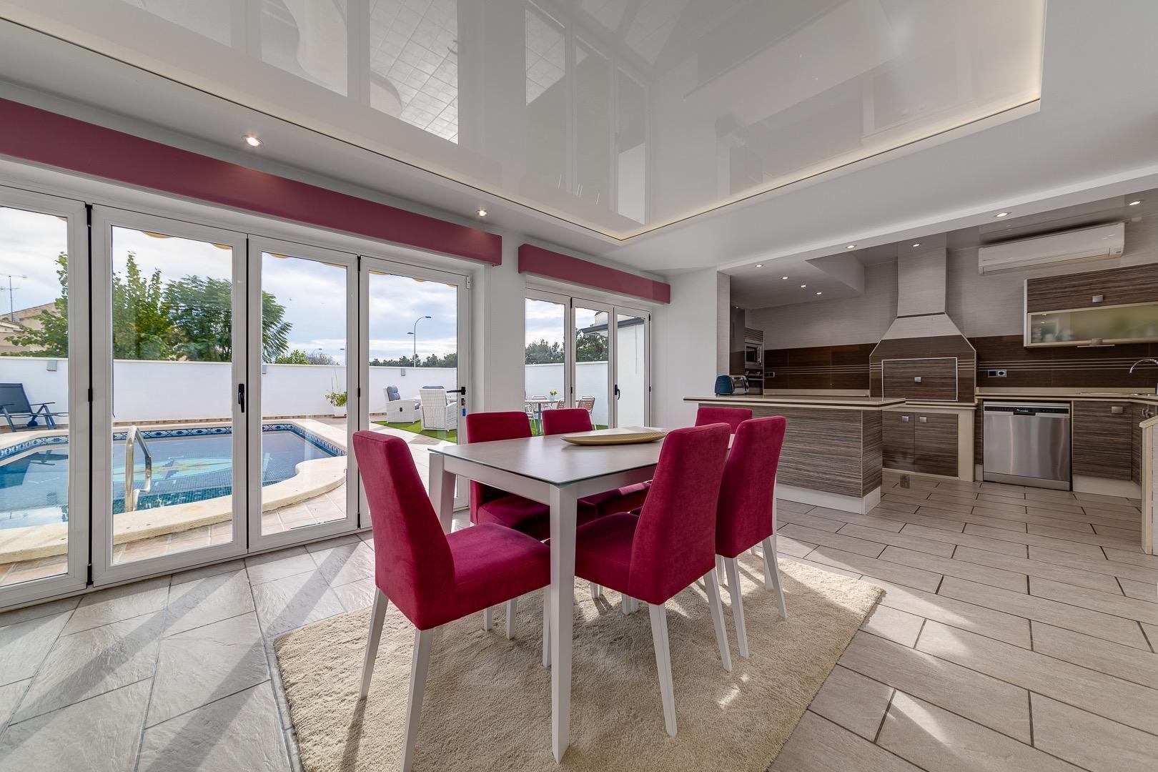 Terrace in villa for sale in San Javier