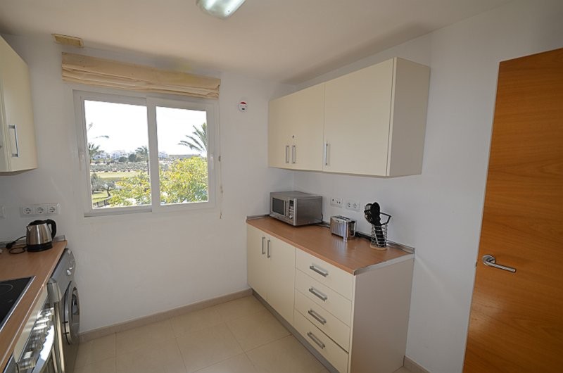 Kitchen in apartment for sale in Hacienda Riquelme Golf Resort