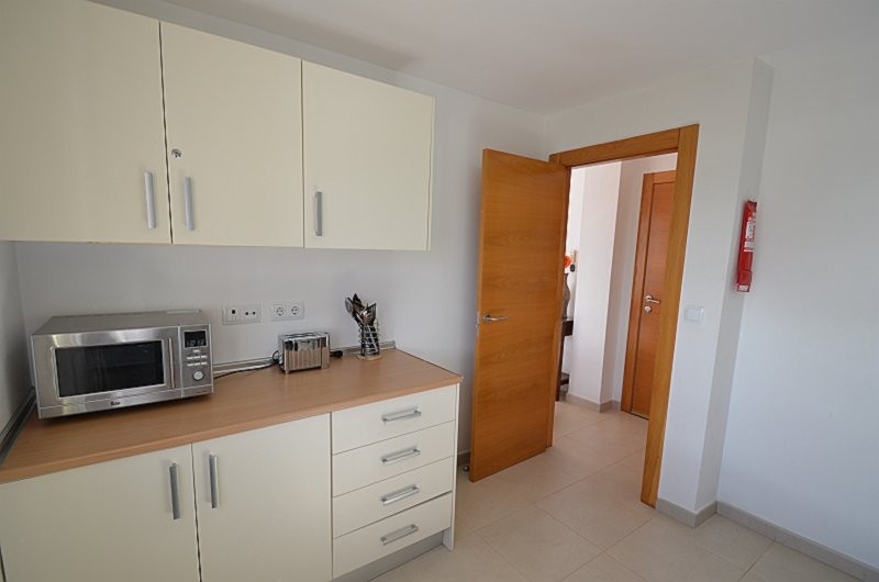 Master bedroom in apartment for sale in Hacienda Riquelme Golf Resort