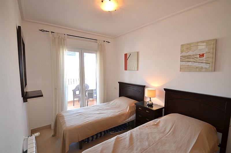 Bedroom in apartment for sale in Hacienda Riquelme Golf Resort