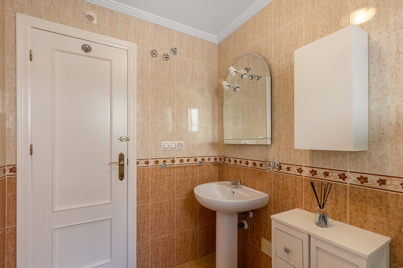 Pool area in apartment for sale in Orihuela Costa