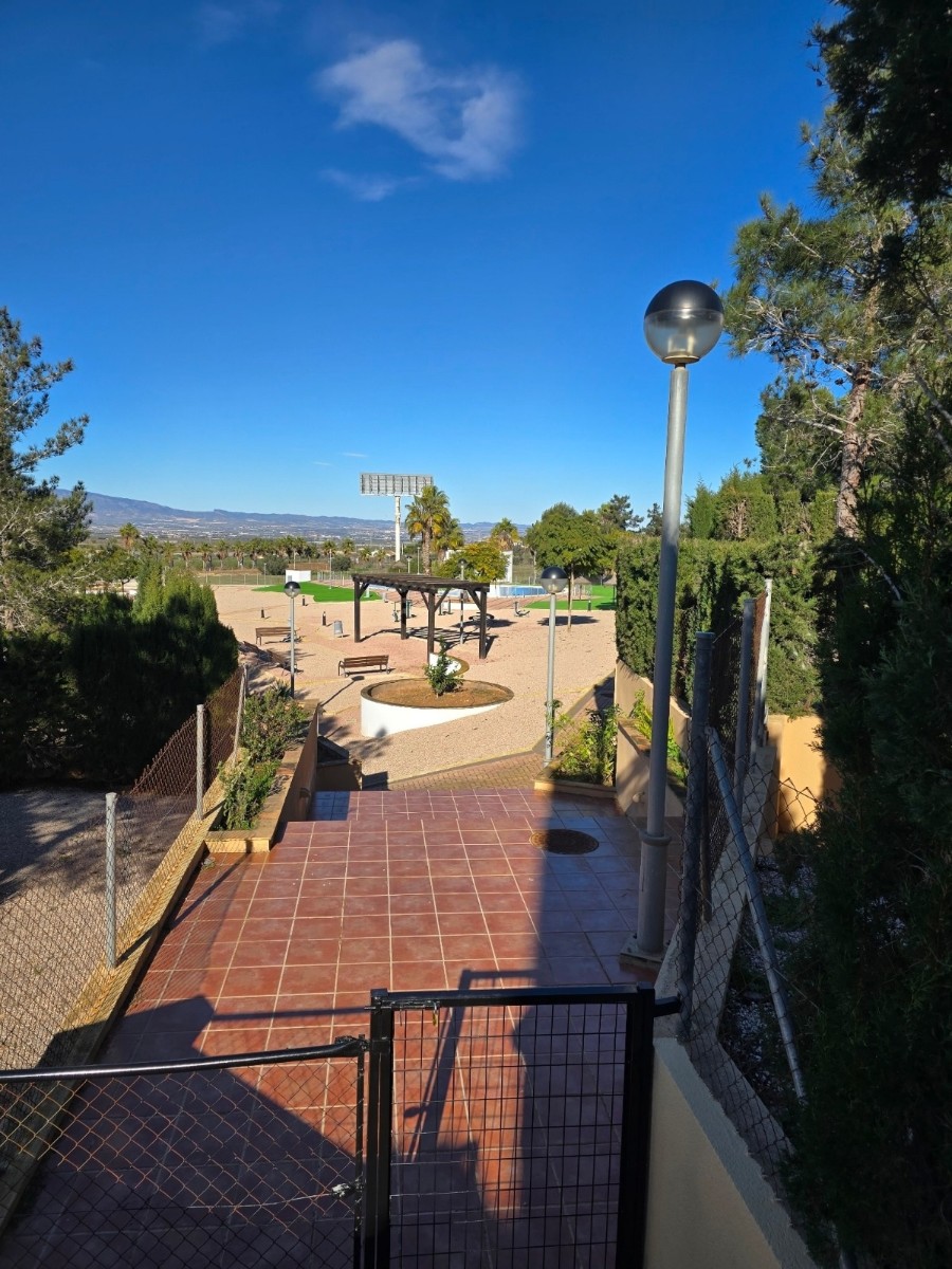 Pool area in villa for sale in Fuente Alamo