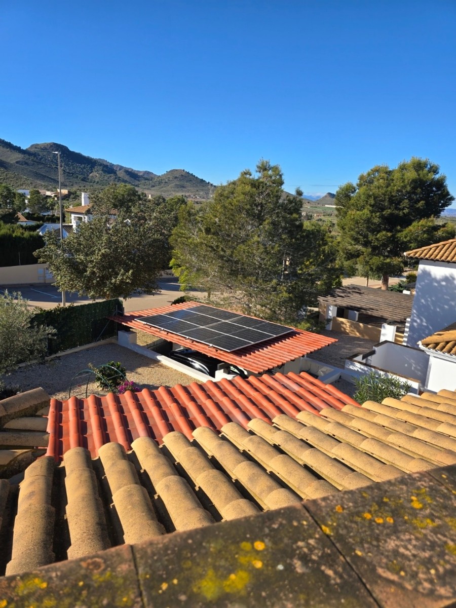 Terrace in villa for sale in Fuente Alamo