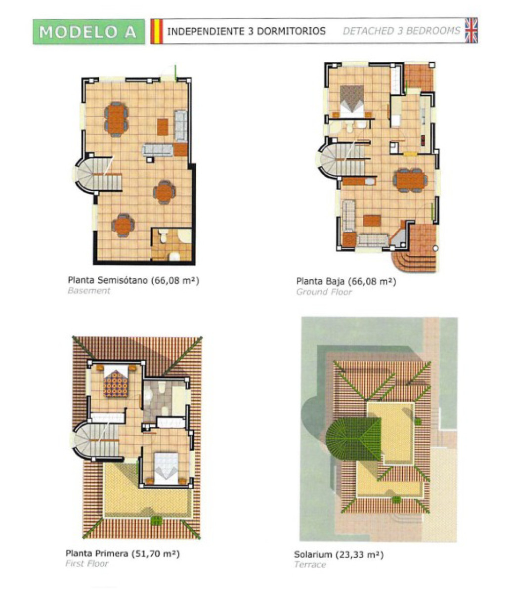 Bathroom in villa for sale in Ciudad Quesada