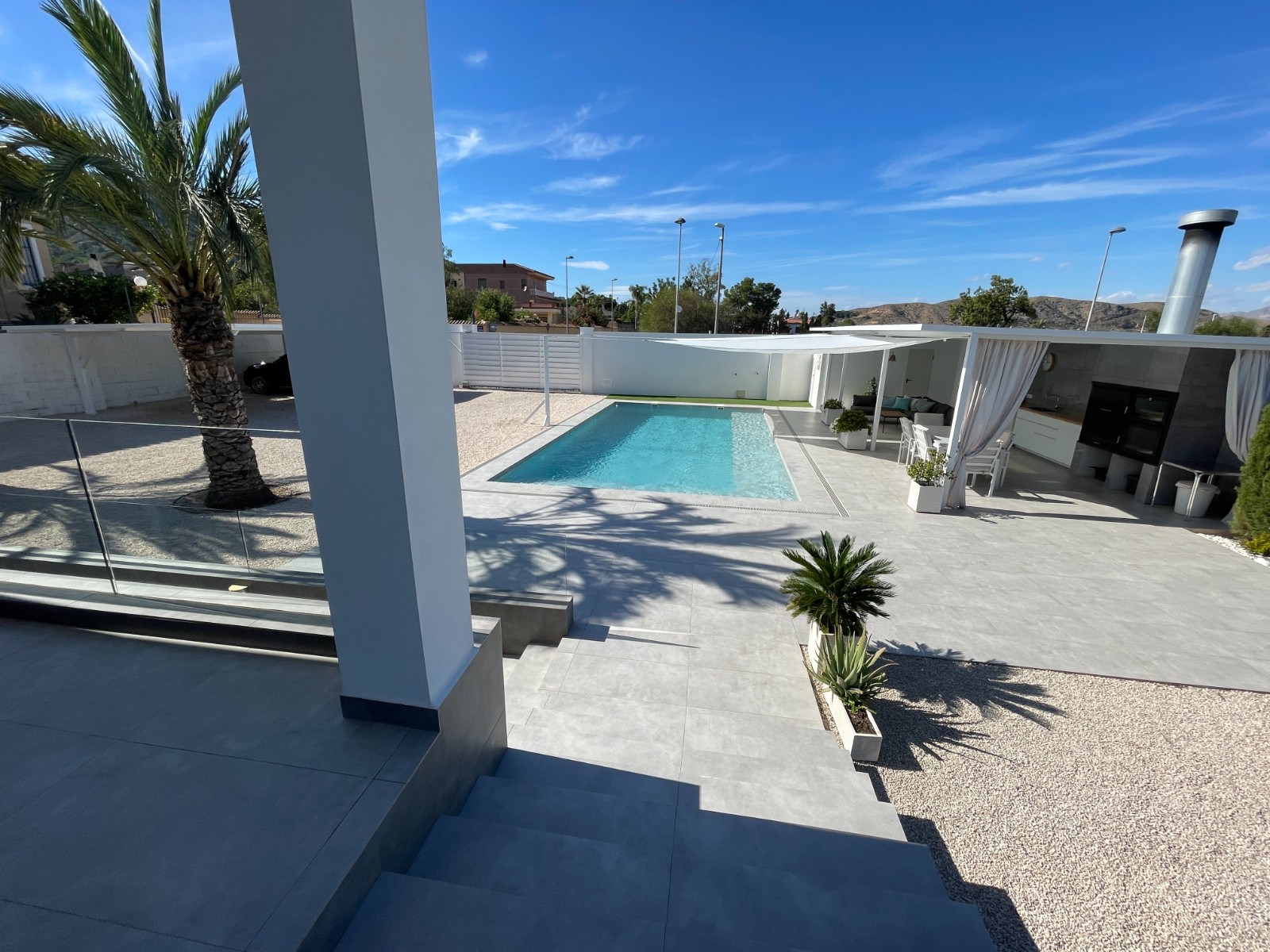 Master bedroom in villa for sale in Orihuela