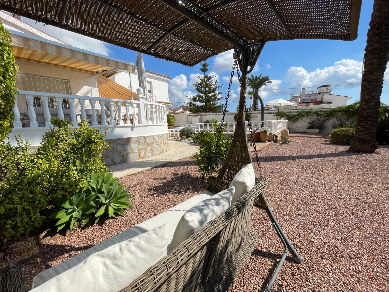 Terrace in villa for sale in Ciudad Quesada