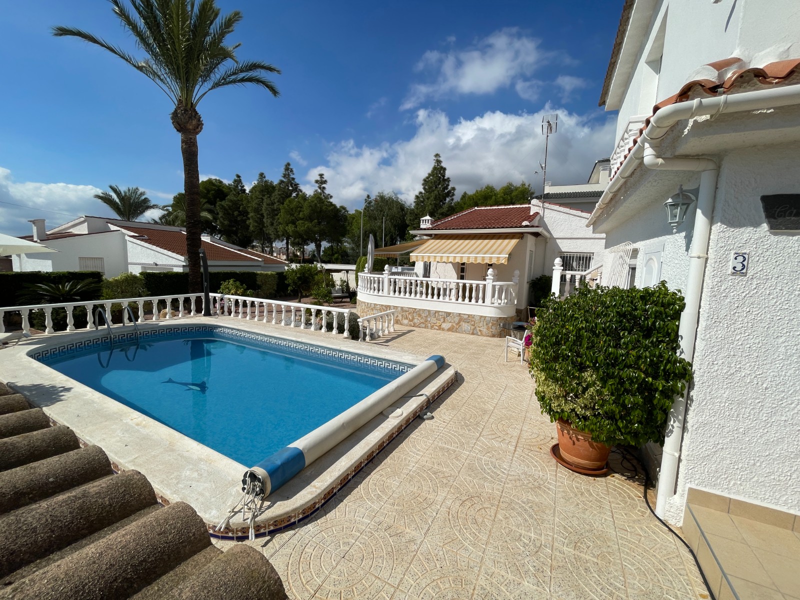 Master bedroom in villa for sale in Ciudad Quesada