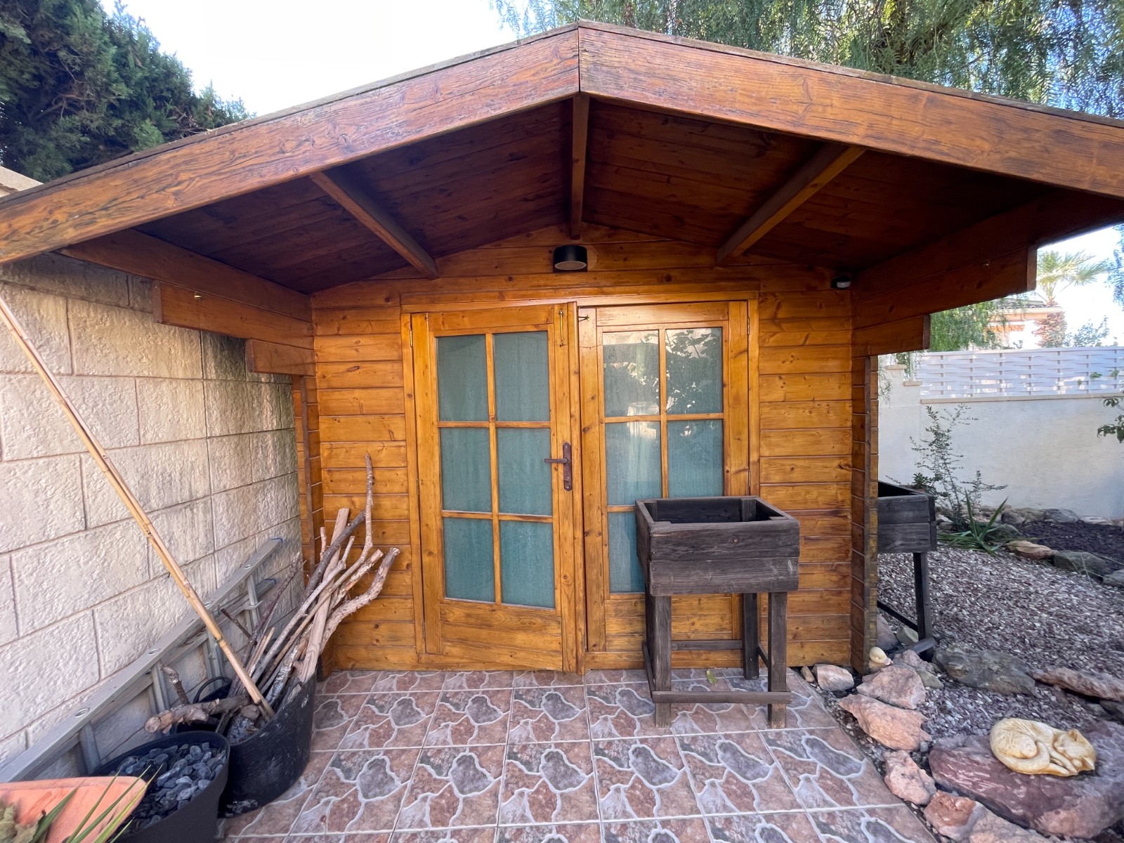 Pool area in villa for sale in Benijofar