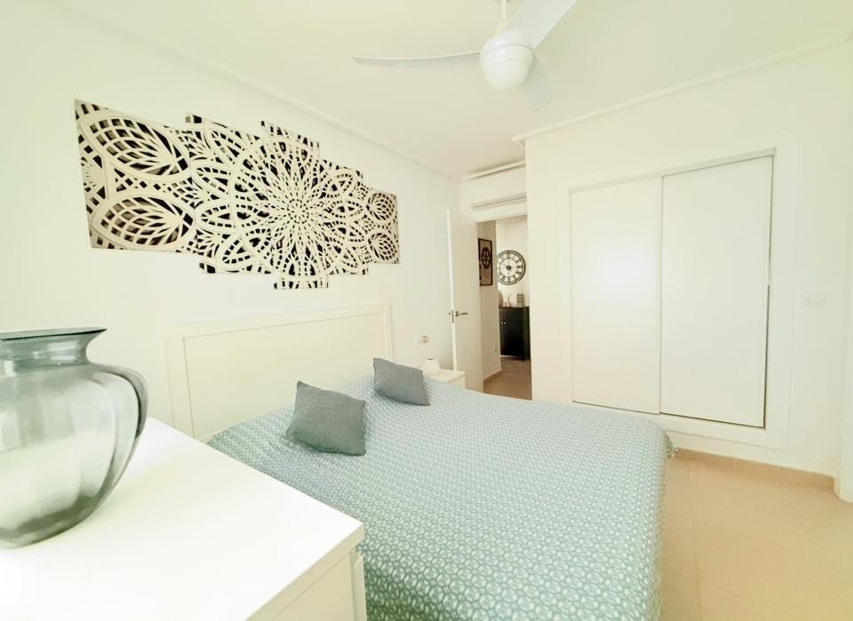 Terrace in apartment for sale in Hacienda Riquelme Golf Resort