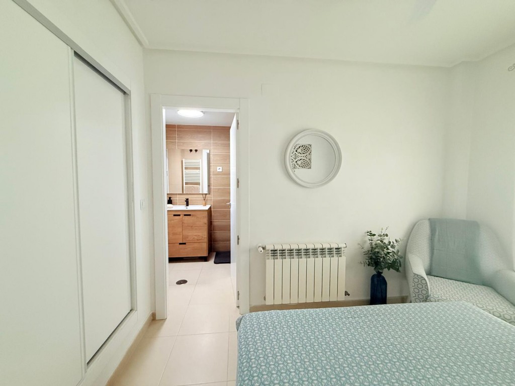 Pool area in apartment for sale in Hacienda Riquelme Golf Resort