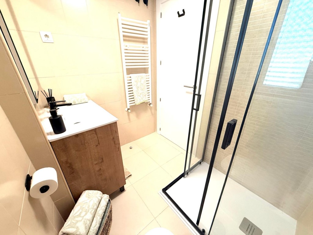 Garden in apartment for sale in Hacienda Riquelme Golf Resort
