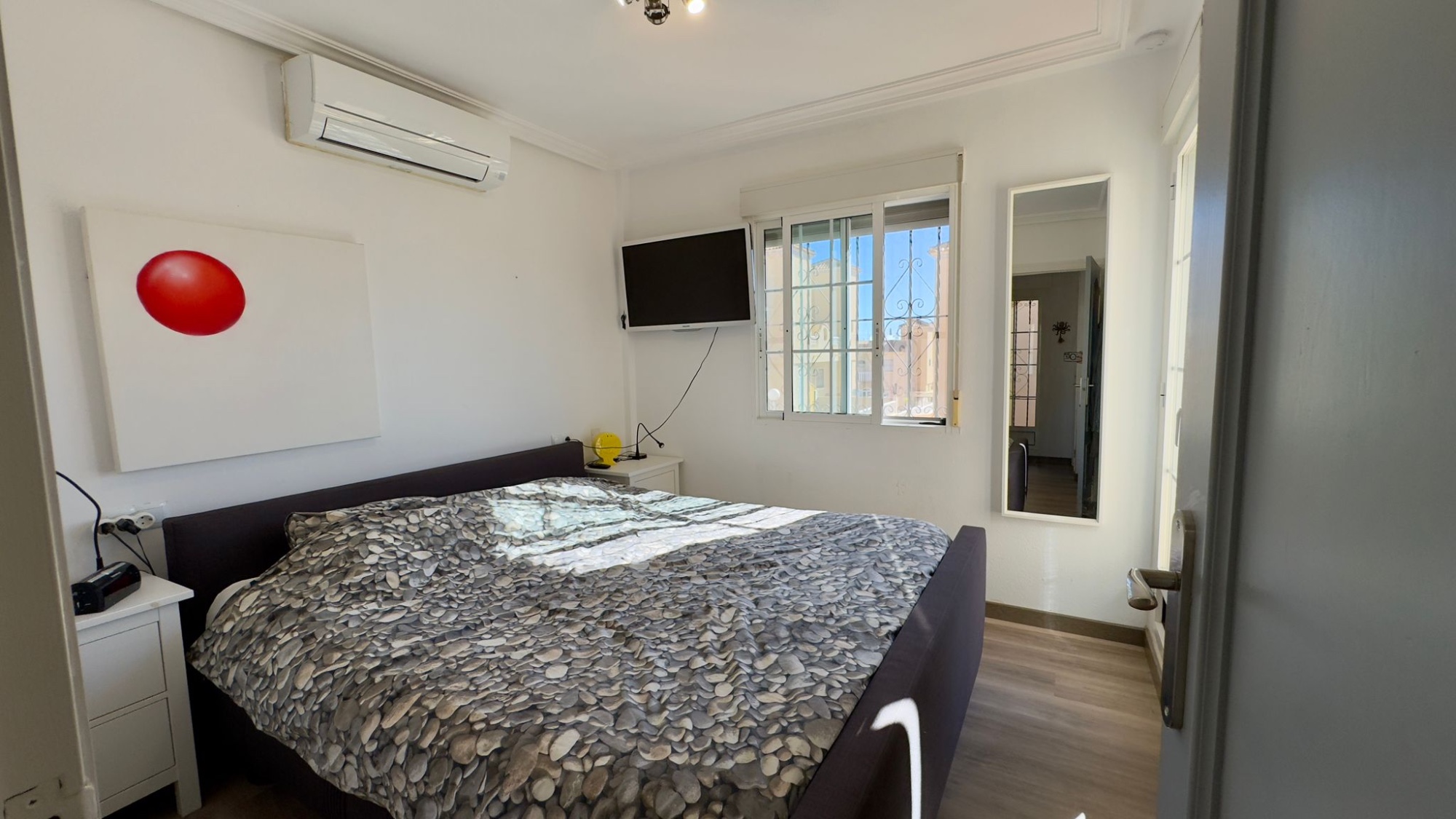 Master bedroom in villa for sale in Orihuela Costa