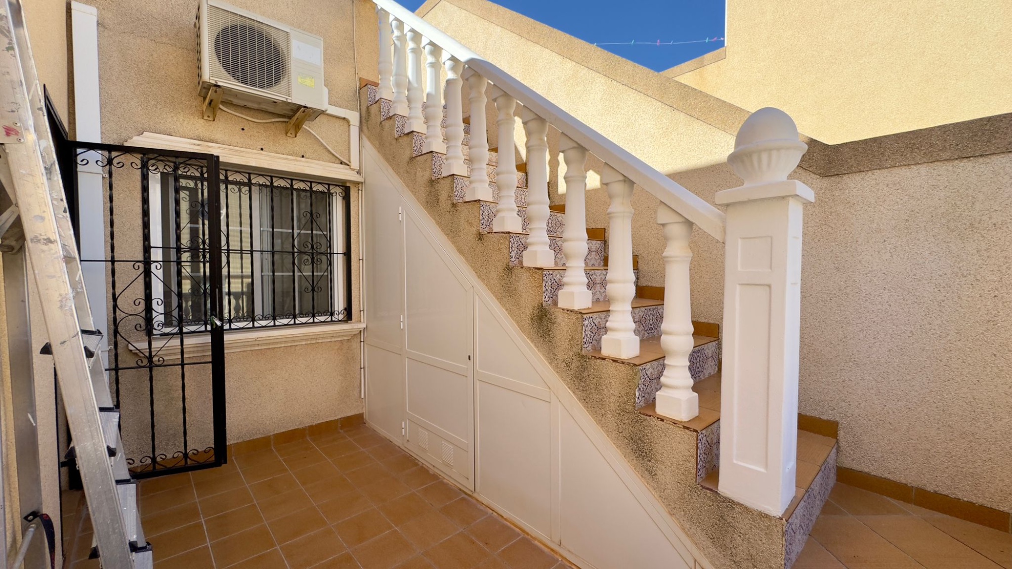 Pool area in villa for sale in Orihuela Costa