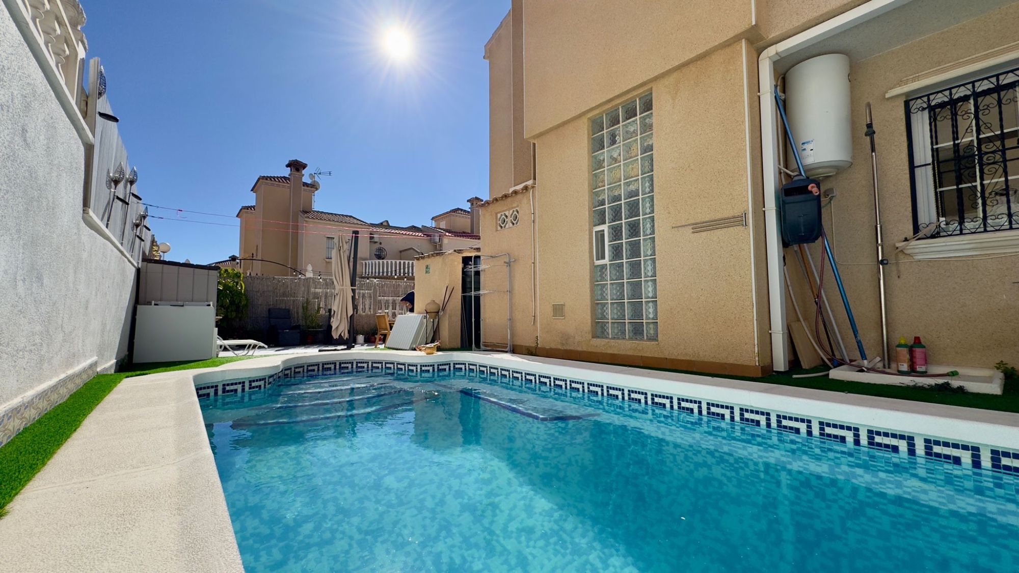 Terrace in villa for sale in Orihuela Costa