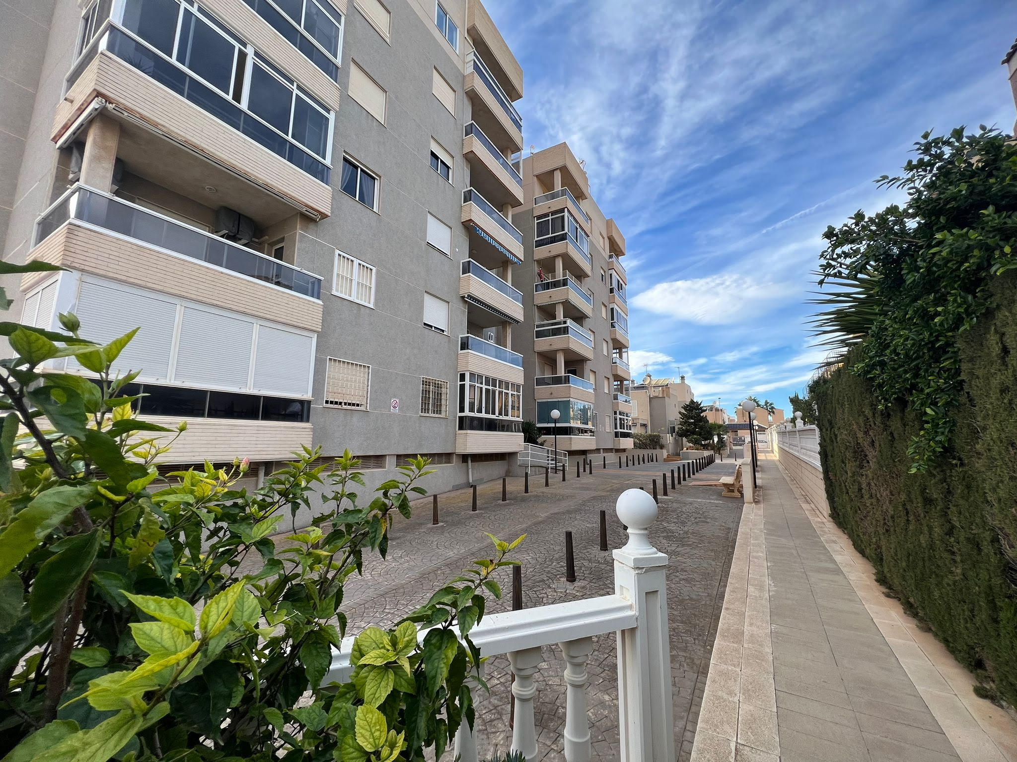 Garden in apartment for sale in Torrevieja
