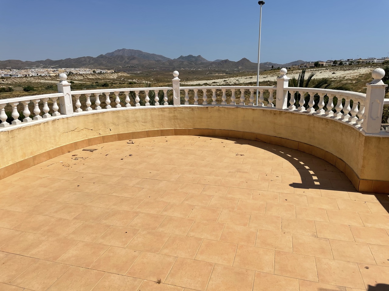 Terrace in villa for sale in Camposol
