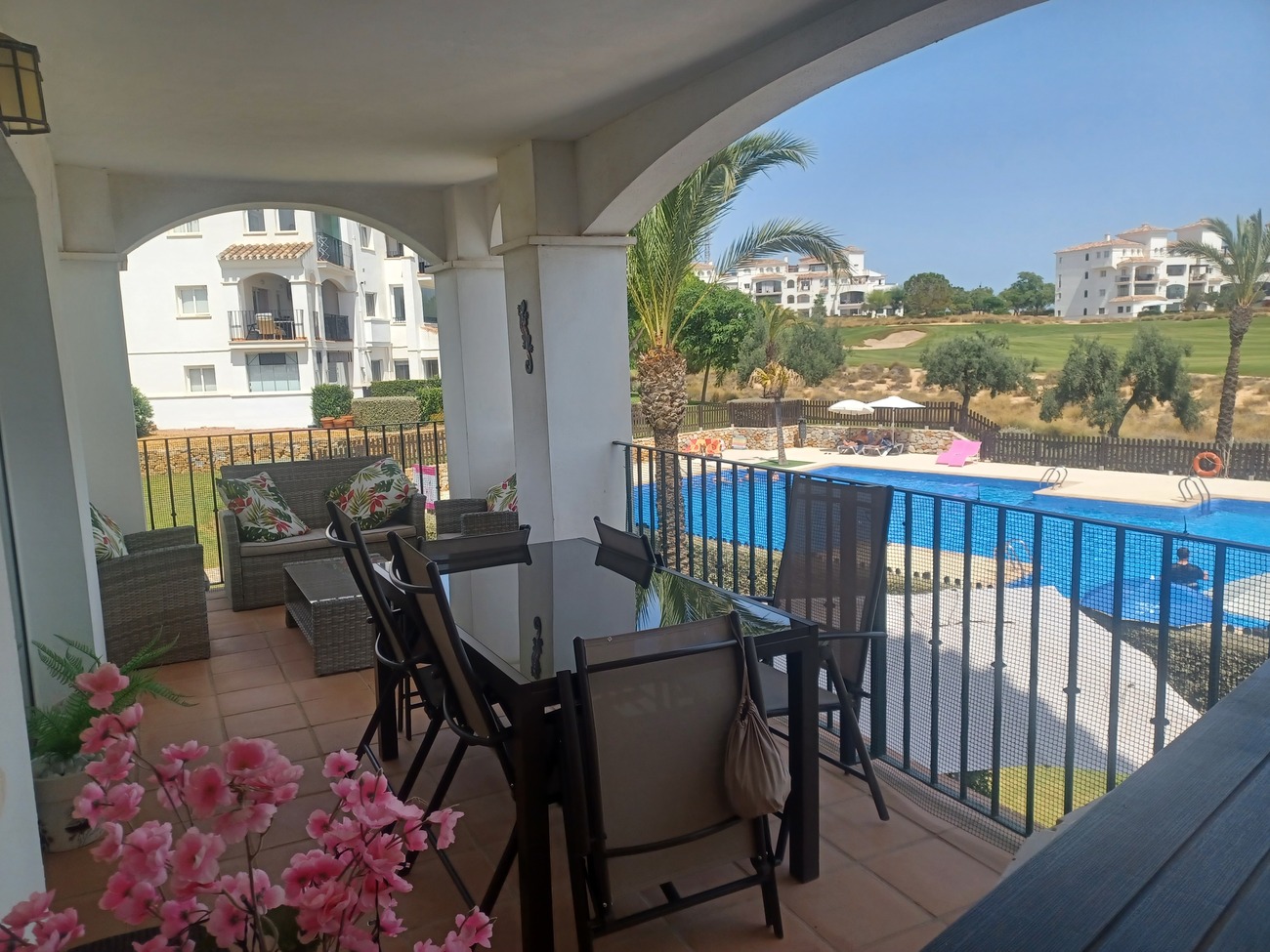 Situation on the first floor this beautiful corner apartment is light, bright and airy