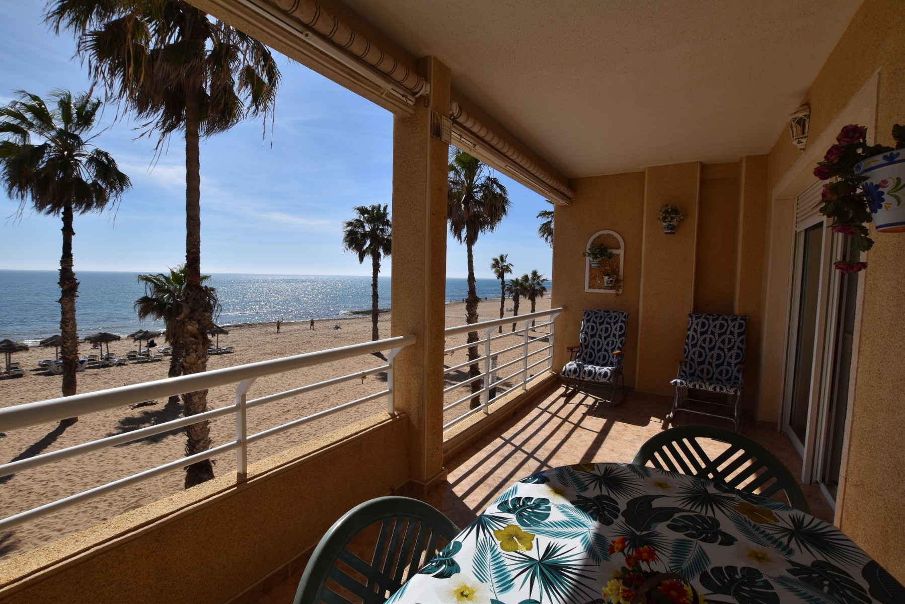 Pool area in apartment for sale in La Mata