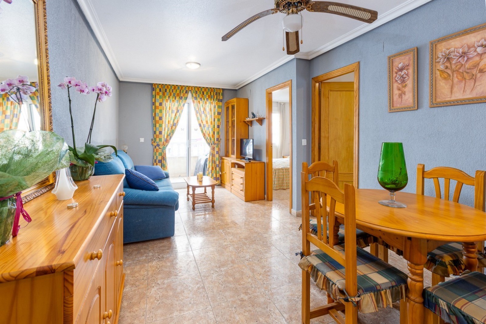 Garden in apartment for sale in Torrevieja