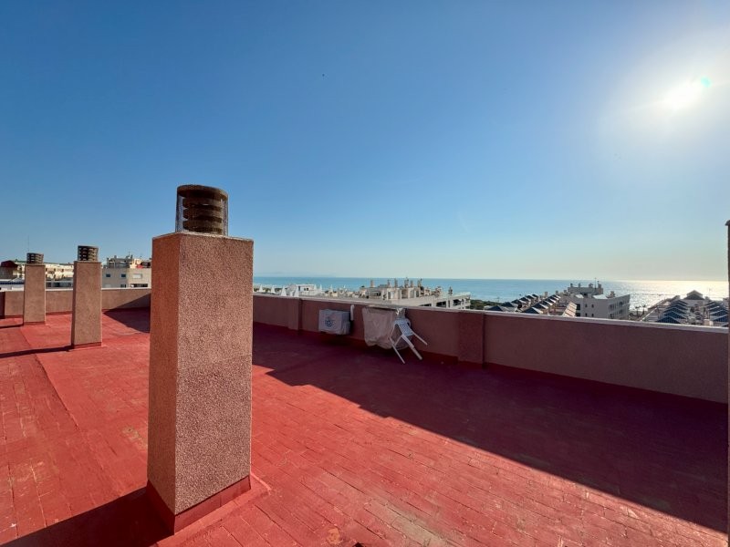 Pool area in apartment for sale in La Mata