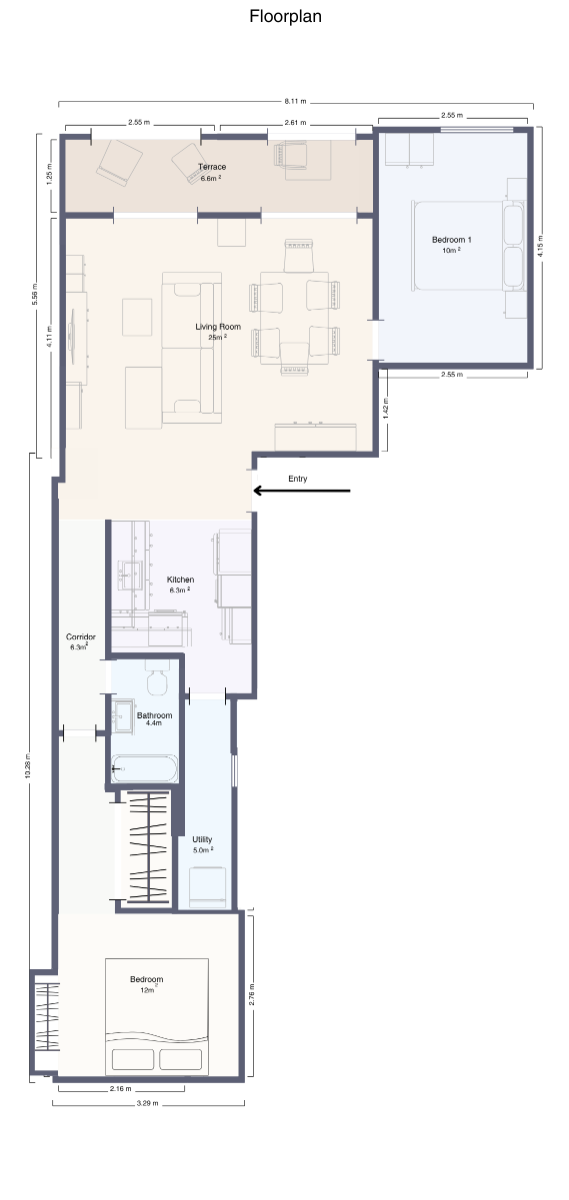 Dining area in apartment for sale in Torrevieja