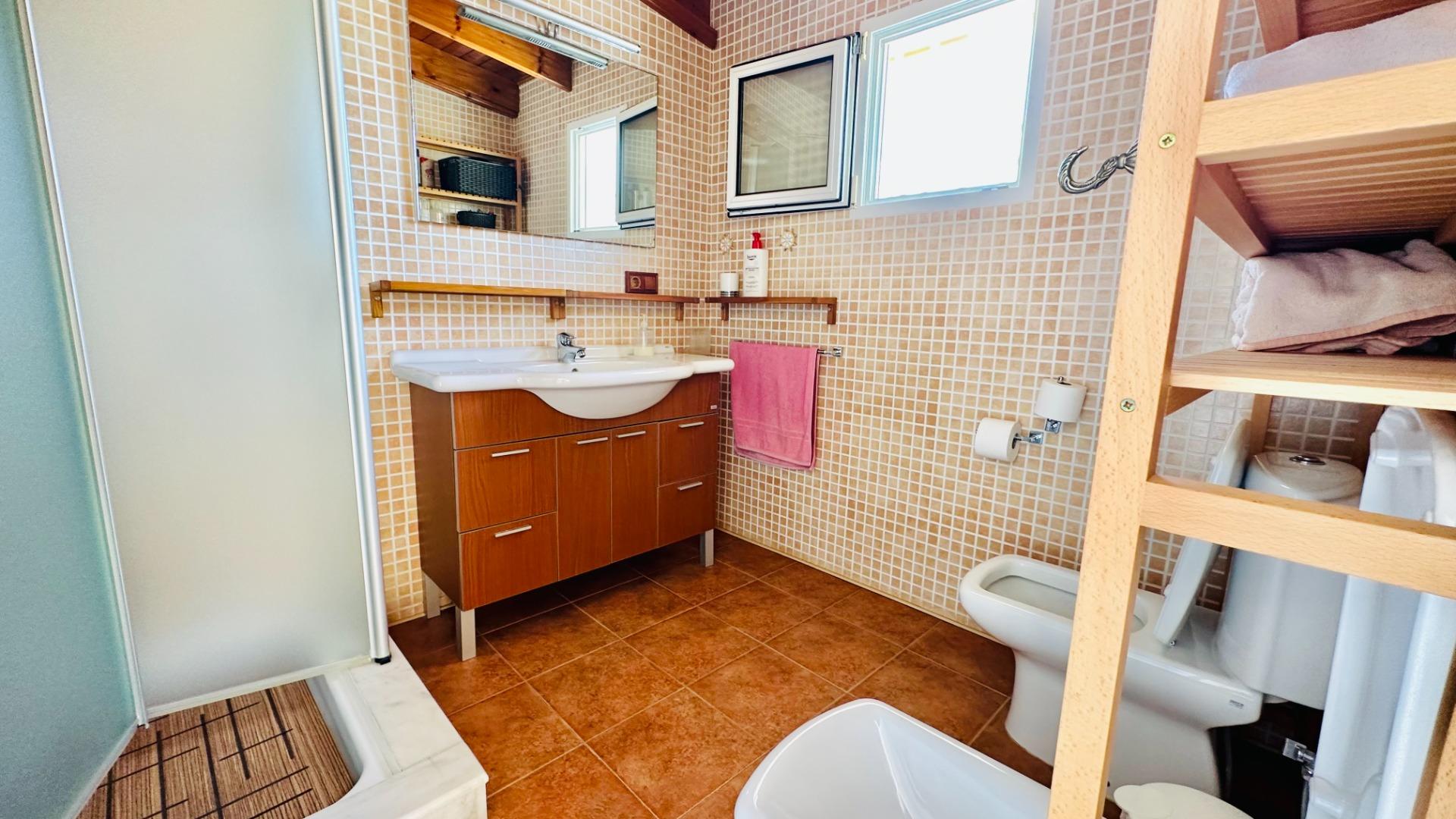 Master bedroom in villa for sale in Orihuela