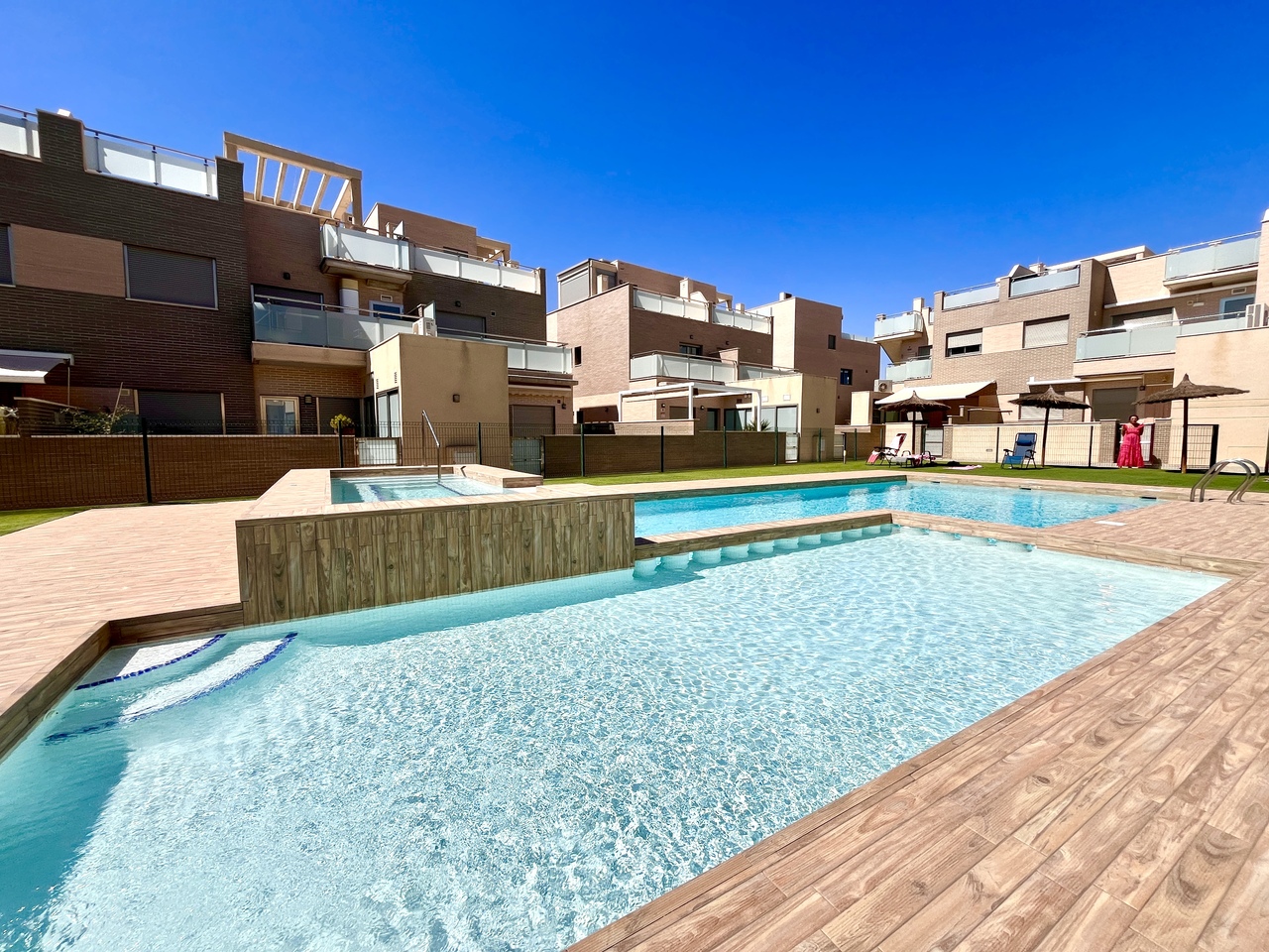 Master bedroom in villa for sale in Torre de La Horadada