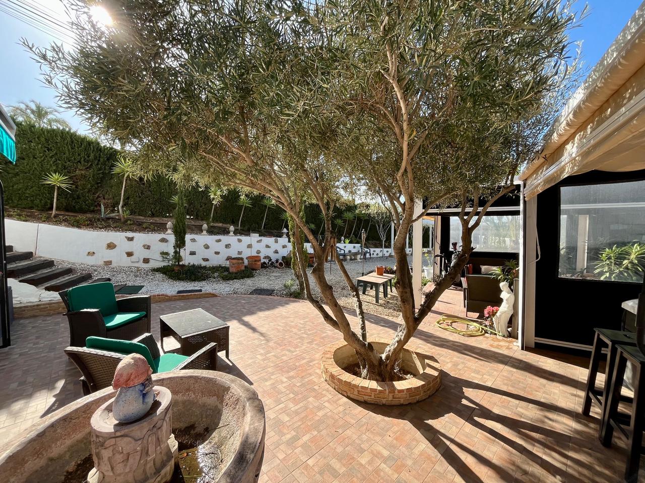Pool area in villa for sale in Villamartin