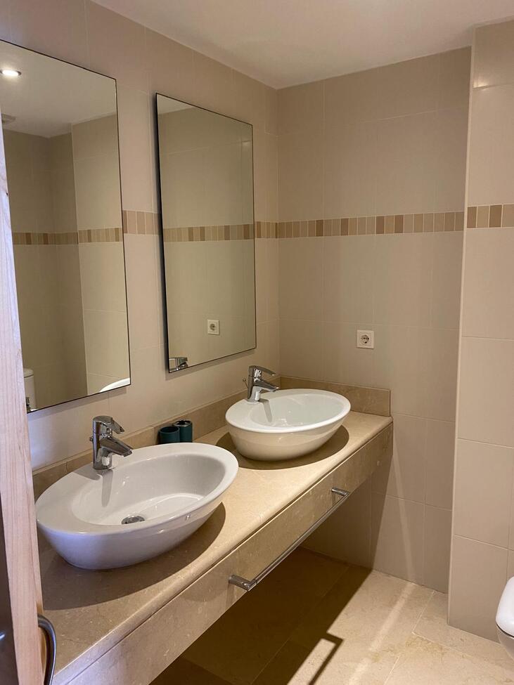 Master bedroom in apartment for sale in Benissa Costa
