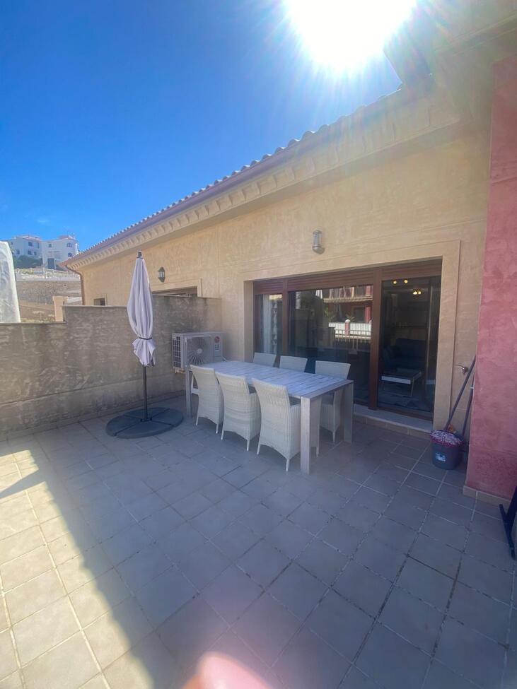 Terrace in apartment for sale in Benissa Costa